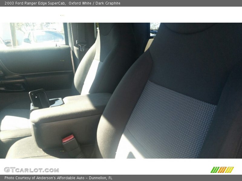 Oxford White / Dark Graphite 2003 Ford Ranger Edge SuperCab