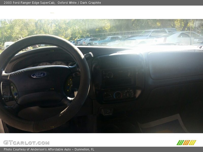 Oxford White / Dark Graphite 2003 Ford Ranger Edge SuperCab