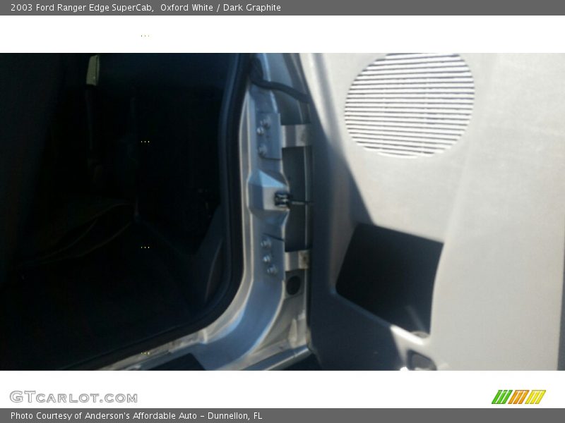 Oxford White / Dark Graphite 2003 Ford Ranger Edge SuperCab