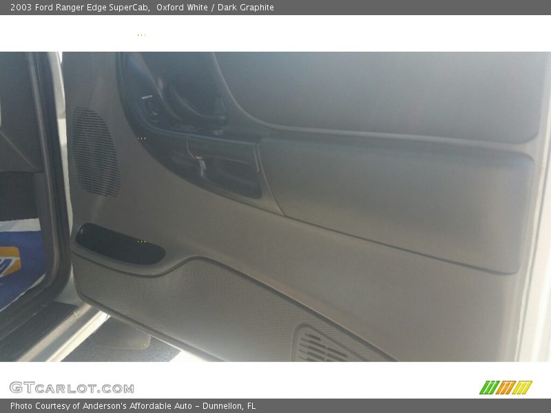 Oxford White / Dark Graphite 2003 Ford Ranger Edge SuperCab
