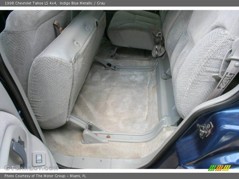 Indigo Blue Metallic / Gray 1998 Chevrolet Tahoe LS 4x4