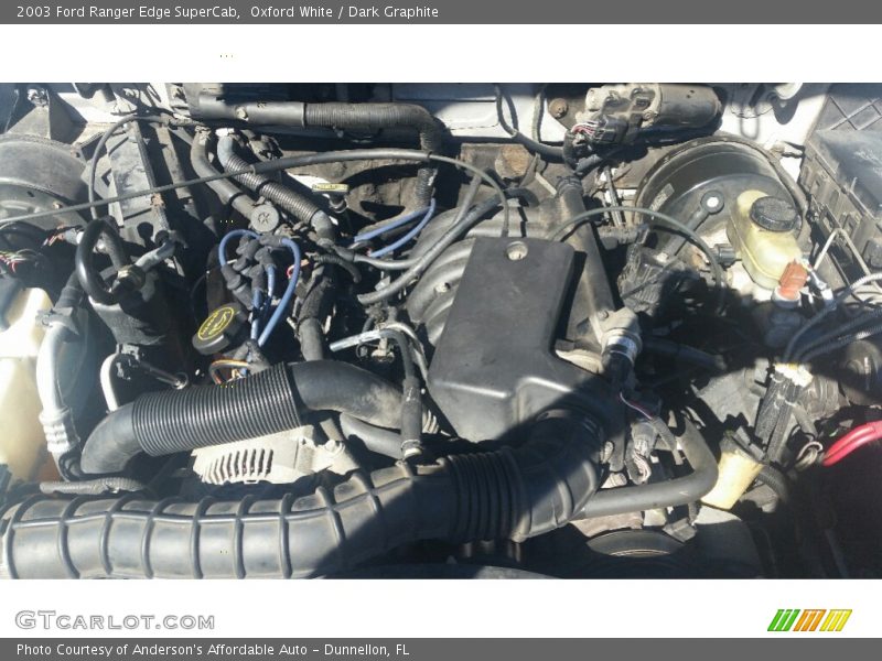 Oxford White / Dark Graphite 2003 Ford Ranger Edge SuperCab