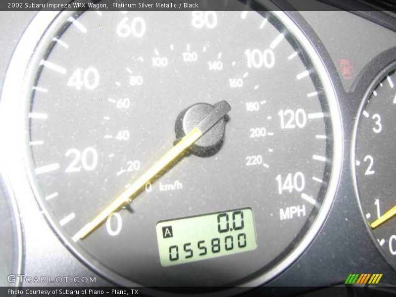 Platinum Silver Metallic / Black 2002 Subaru Impreza WRX Wagon
