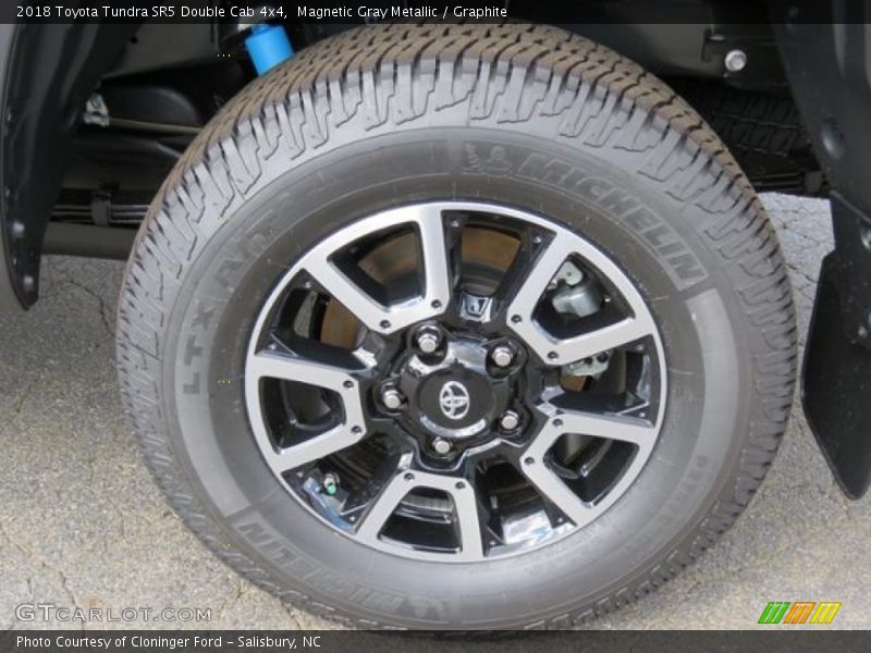 Magnetic Gray Metallic / Graphite 2018 Toyota Tundra SR5 Double Cab 4x4