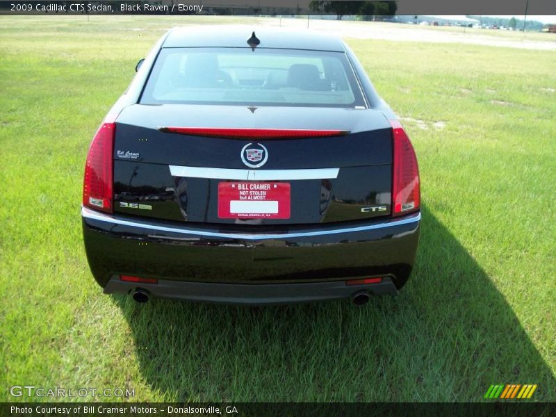Black Raven / Ebony 2009 Cadillac CTS Sedan