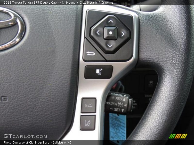 Magnetic Gray Metallic / Graphite 2018 Toyota Tundra SR5 Double Cab 4x4