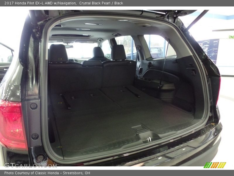 Crystal Black Pearl / Black 2017 Honda Pilot EX-L AWD w/Navigation