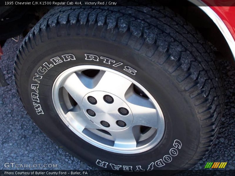 Victory Red / Gray 1995 Chevrolet C/K K1500 Regular Cab 4x4
