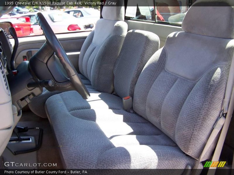 Victory Red / Gray 1995 Chevrolet C/K K1500 Regular Cab 4x4