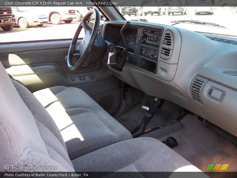 Victory Red / Gray 1995 Chevrolet C/K K1500 Regular Cab 4x4