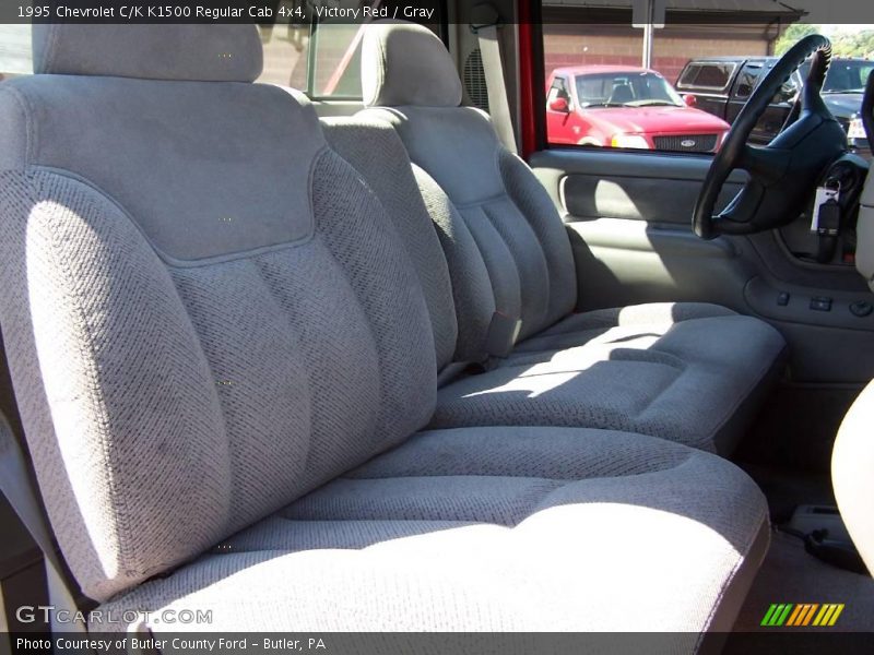 Victory Red / Gray 1995 Chevrolet C/K K1500 Regular Cab 4x4