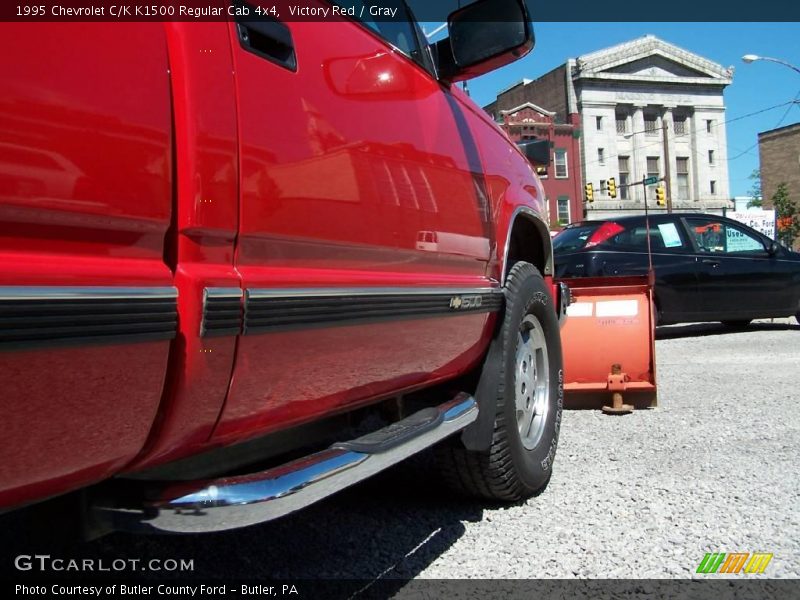 Victory Red / Gray 1995 Chevrolet C/K K1500 Regular Cab 4x4
