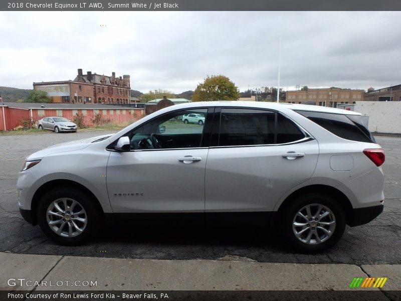 Summit White / Jet Black 2018 Chevrolet Equinox LT AWD