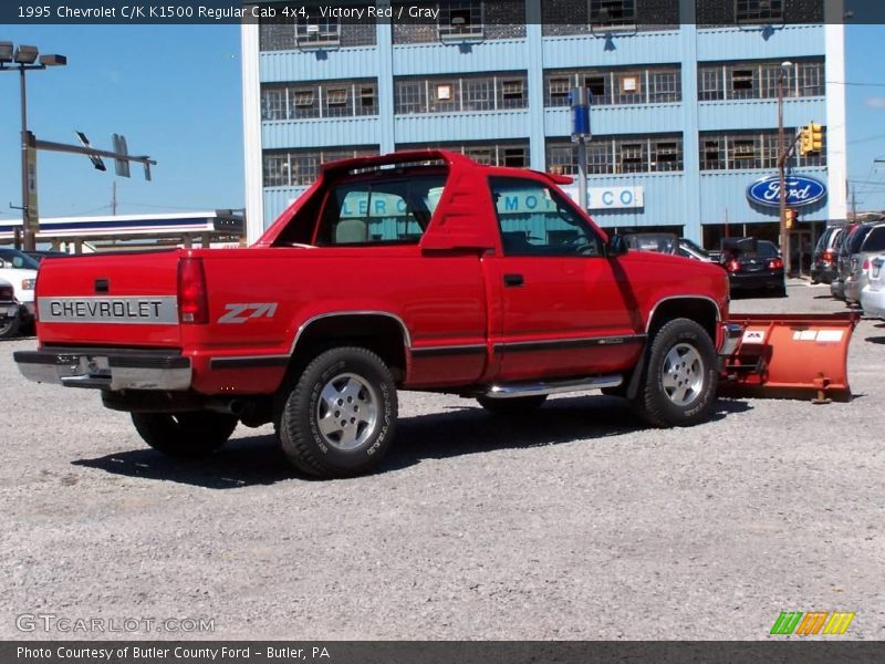 Victory Red / Gray 1995 Chevrolet C/K K1500 Regular Cab 4x4