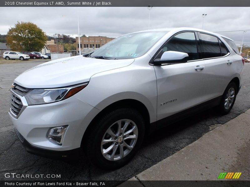 Summit White / Jet Black 2018 Chevrolet Equinox LT AWD