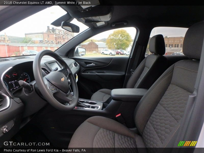 Summit White / Jet Black 2018 Chevrolet Equinox LT AWD