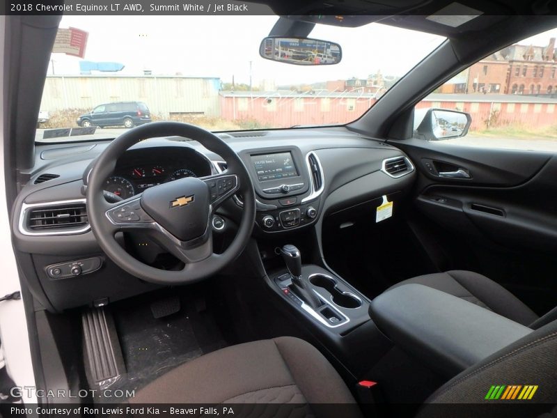 Summit White / Jet Black 2018 Chevrolet Equinox LT AWD