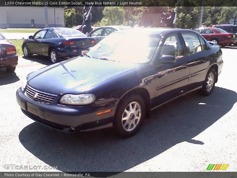 Navy Blue Metallic / Light Neutral 1999 Chevrolet Malibu LS Gold Edition Sedan