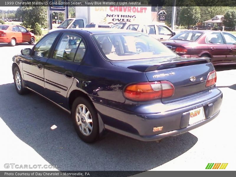 Navy Blue Metallic / Light Neutral 1999 Chevrolet Malibu LS Gold Edition Sedan