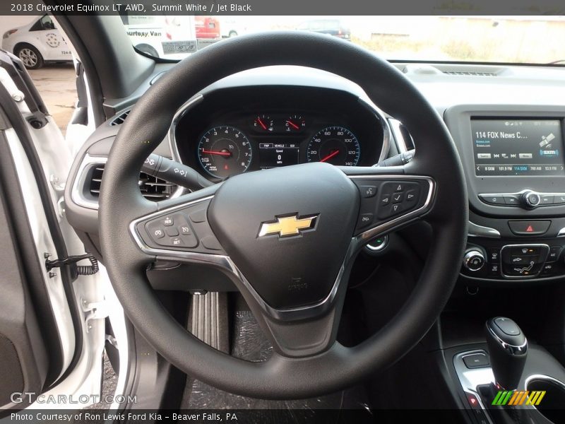 Summit White / Jet Black 2018 Chevrolet Equinox LT AWD