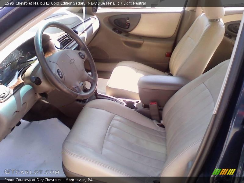 Navy Blue Metallic / Light Neutral 1999 Chevrolet Malibu LS Gold Edition Sedan