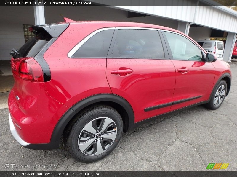 Crimson Red / Charcoal 2018 Kia Niro FE Hybrid