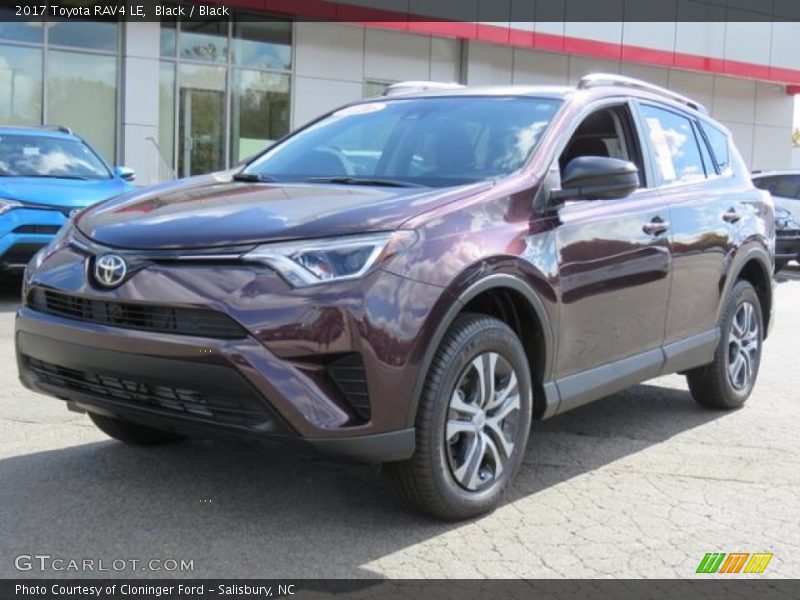 Black / Black 2017 Toyota RAV4 LE