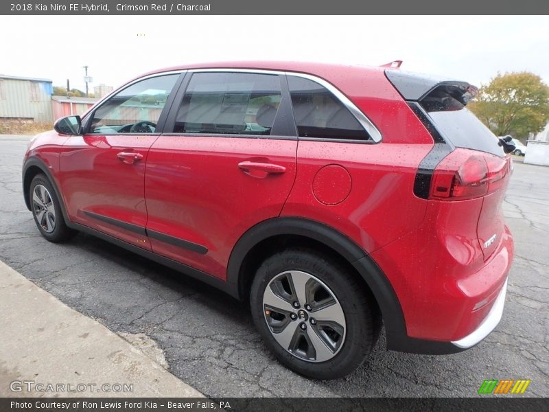 Crimson Red / Charcoal 2018 Kia Niro FE Hybrid