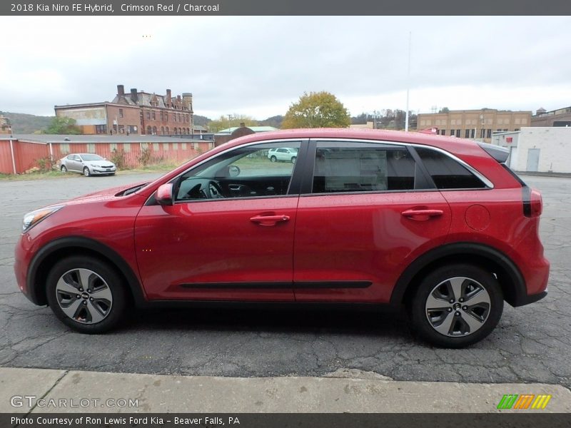 Crimson Red / Charcoal 2018 Kia Niro FE Hybrid