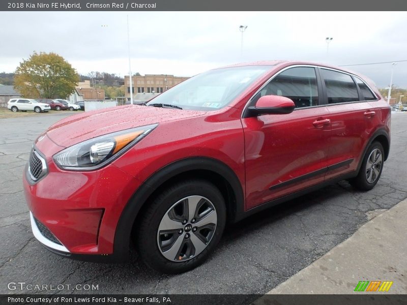 Crimson Red / Charcoal 2018 Kia Niro FE Hybrid