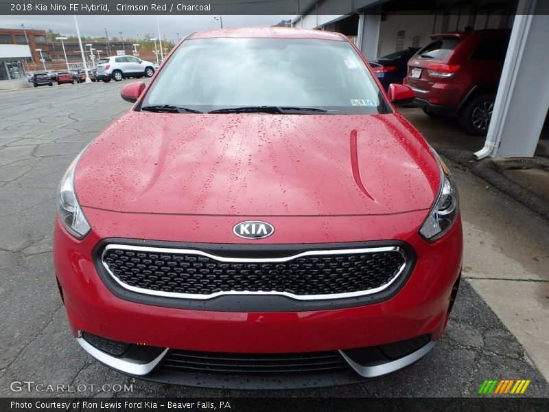 Crimson Red / Charcoal 2018 Kia Niro FE Hybrid