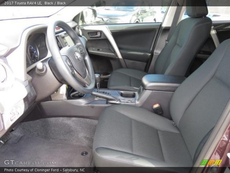 Black / Black 2017 Toyota RAV4 LE