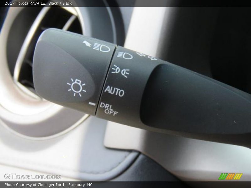 Black / Black 2017 Toyota RAV4 LE
