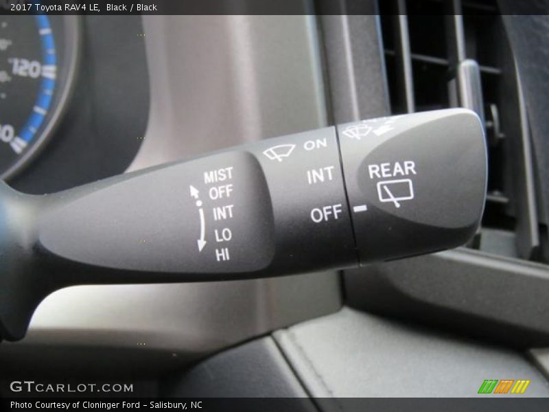 Black / Black 2017 Toyota RAV4 LE