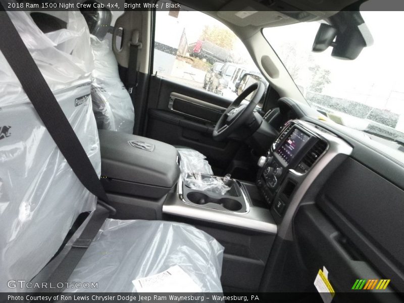 Bright White / Black 2018 Ram 1500 Night Crew Cab 4x4