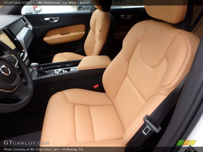 Front Seat of 2018 XC60 T6 AWD Momentum