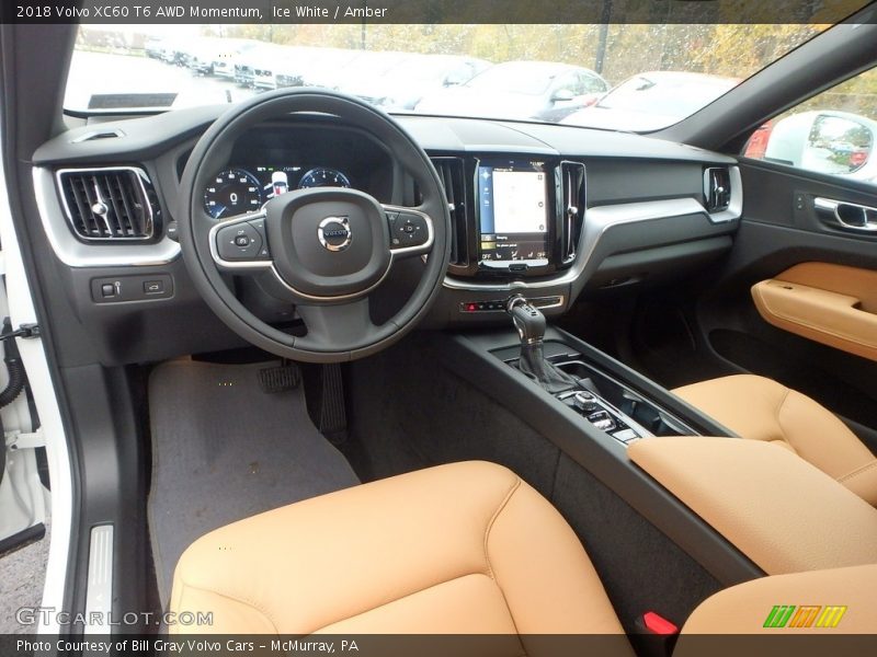  2018 XC60 T6 AWD Momentum Amber Interior