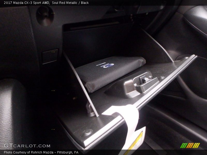 Soul Red Metallic / Black 2017 Mazda CX-3 Sport AWD
