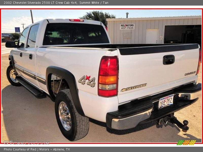 Summit White / Tan 2002 Chevrolet Silverado 2500 LT Crew Cab 4x4