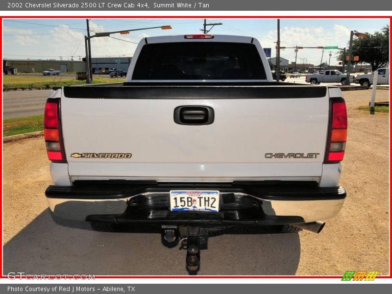 Summit White / Tan 2002 Chevrolet Silverado 2500 LT Crew Cab 4x4