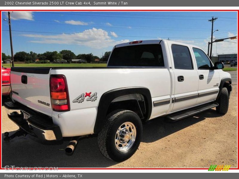 Summit White / Tan 2002 Chevrolet Silverado 2500 LT Crew Cab 4x4