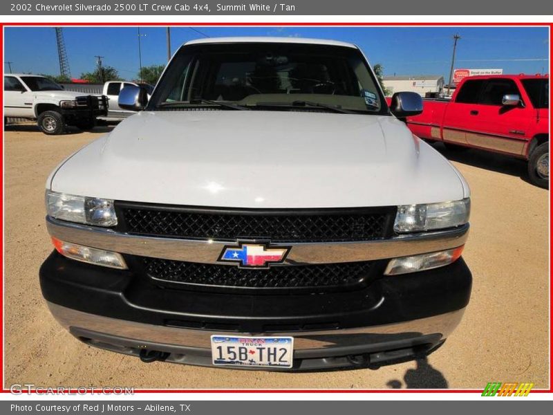 Summit White / Tan 2002 Chevrolet Silverado 2500 LT Crew Cab 4x4