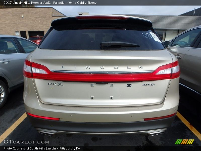 Palladium White Gold / Ebony 2017 Lincoln MKX Premier AWD