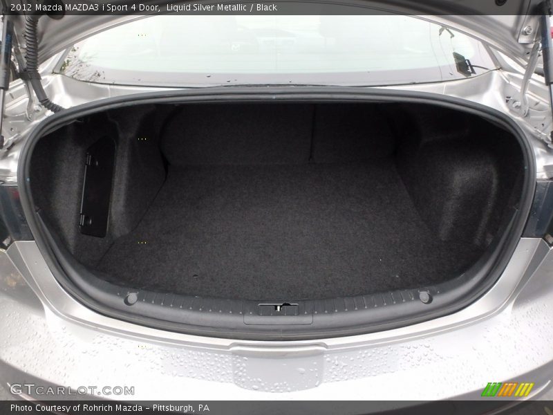 Liquid Silver Metallic / Black 2012 Mazda MAZDA3 i Sport 4 Door