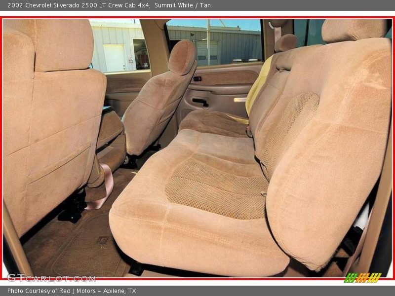Summit White / Tan 2002 Chevrolet Silverado 2500 LT Crew Cab 4x4