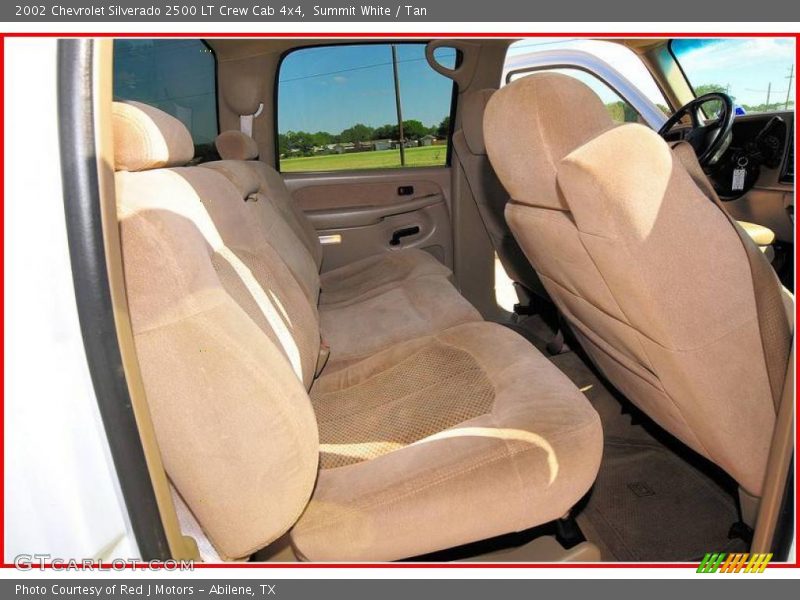 Summit White / Tan 2002 Chevrolet Silverado 2500 LT Crew Cab 4x4