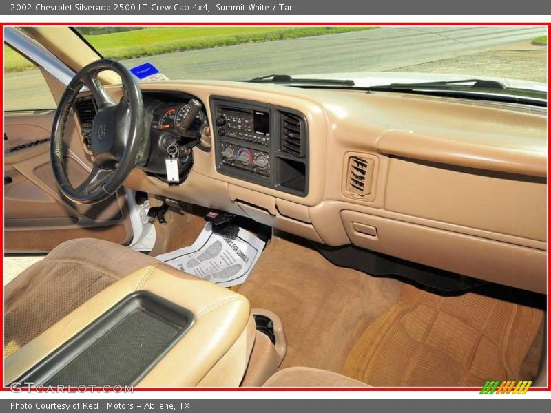Summit White / Tan 2002 Chevrolet Silverado 2500 LT Crew Cab 4x4