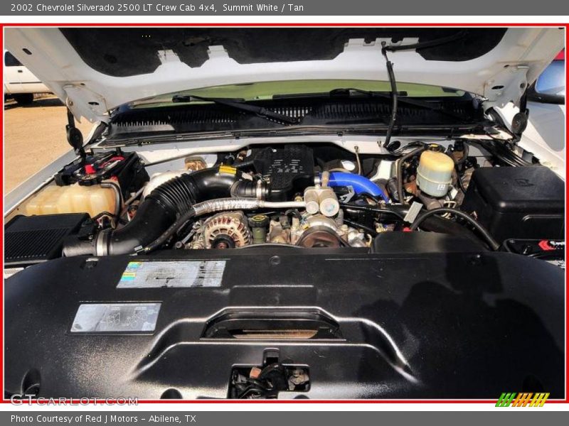 Summit White / Tan 2002 Chevrolet Silverado 2500 LT Crew Cab 4x4