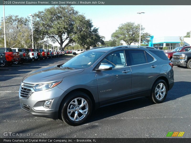 Satin Steel Metallic / Medium Ash Gray 2018 Chevrolet Equinox Premier