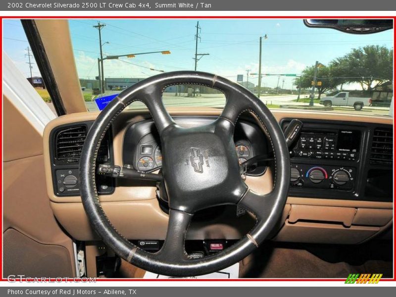 Summit White / Tan 2002 Chevrolet Silverado 2500 LT Crew Cab 4x4